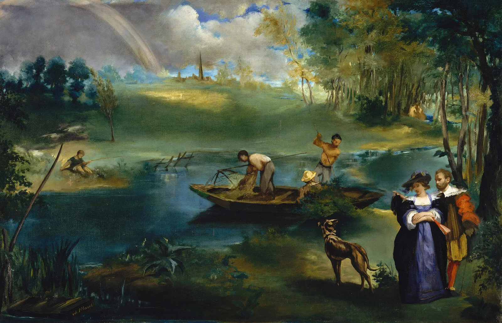 Fishing av Édouard Manet