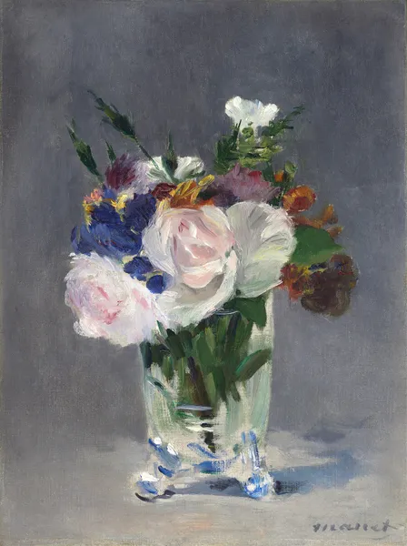 Flowers in a Crystal Vase av Édouard Manet