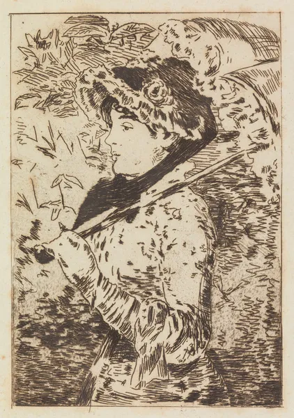 Jeanne Le Printemps av Édouard Manet