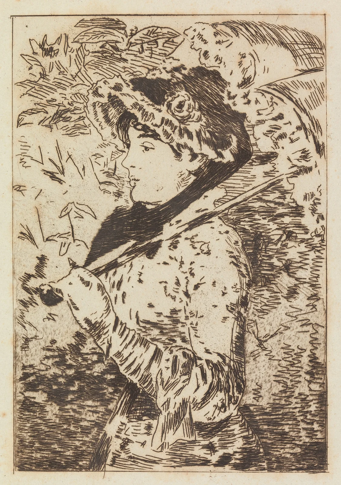 Jeanne Le Printemps av Édouard Manet