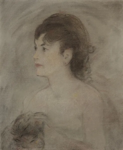 Jeune femme decolletté av Édouard Manet