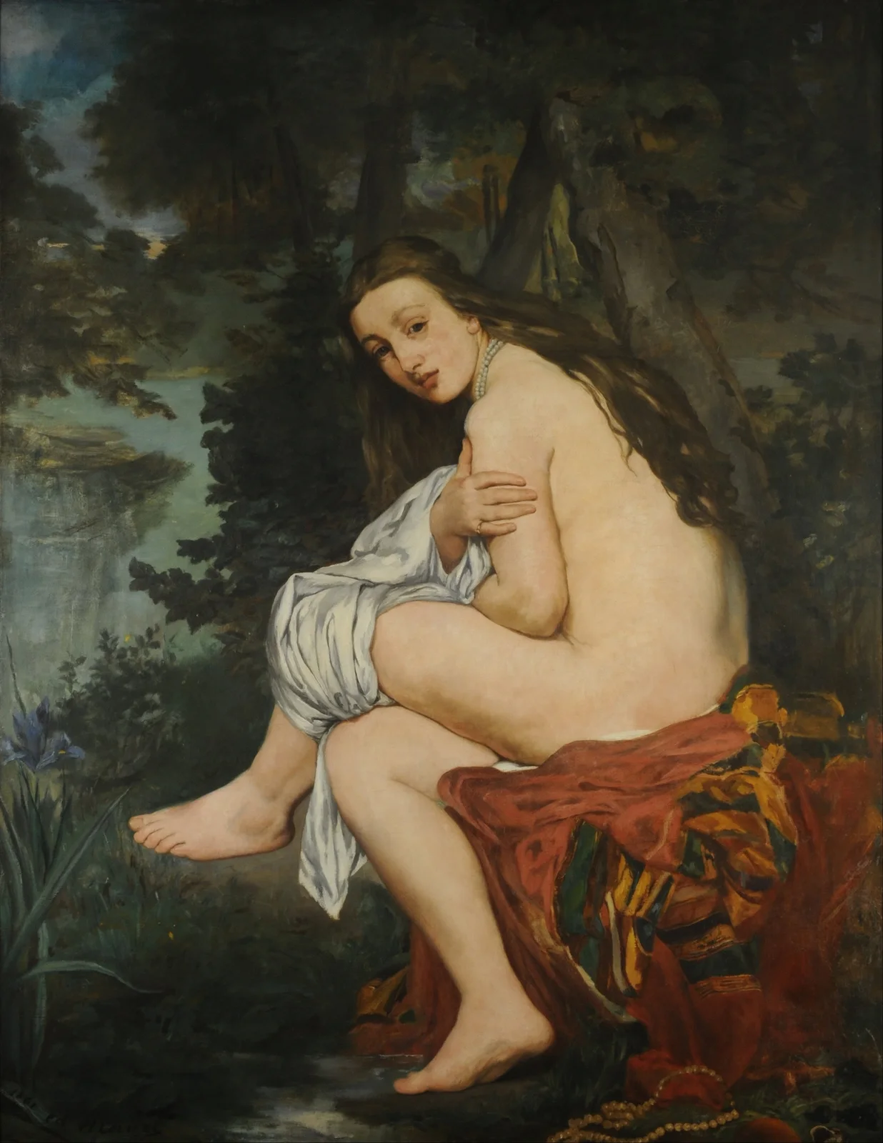 La Nymphe Surprise, 1861 – nr 1 av Édouard Manet
