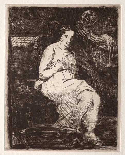 La Toilette av Édouard Manet