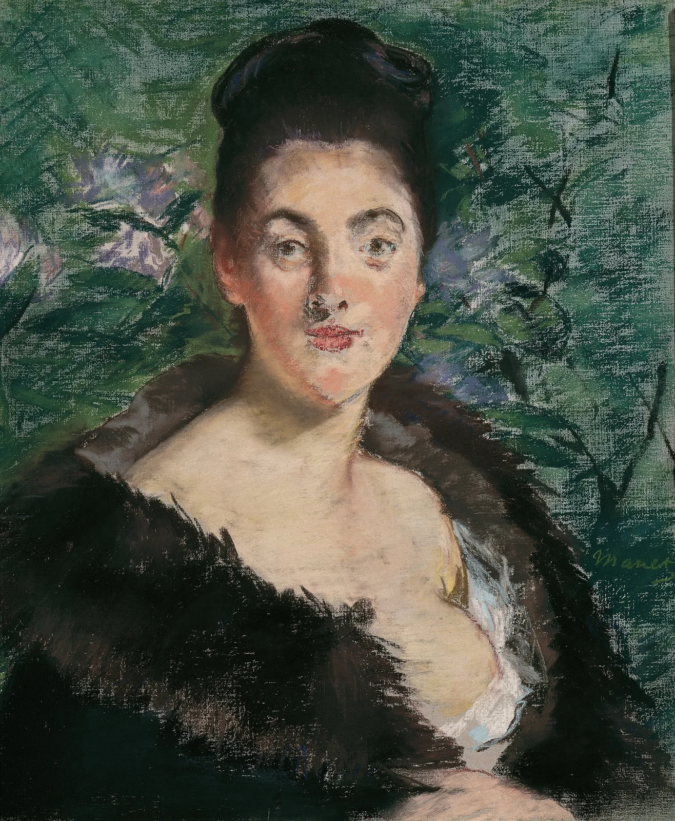 Lady in fur av Édouard Manet