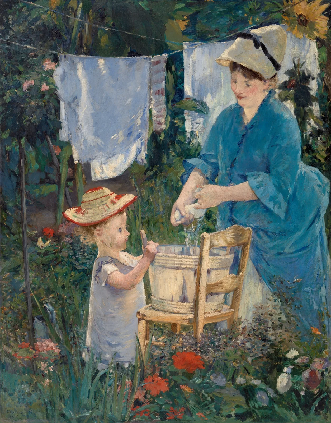 Laundry av Édouard Manet