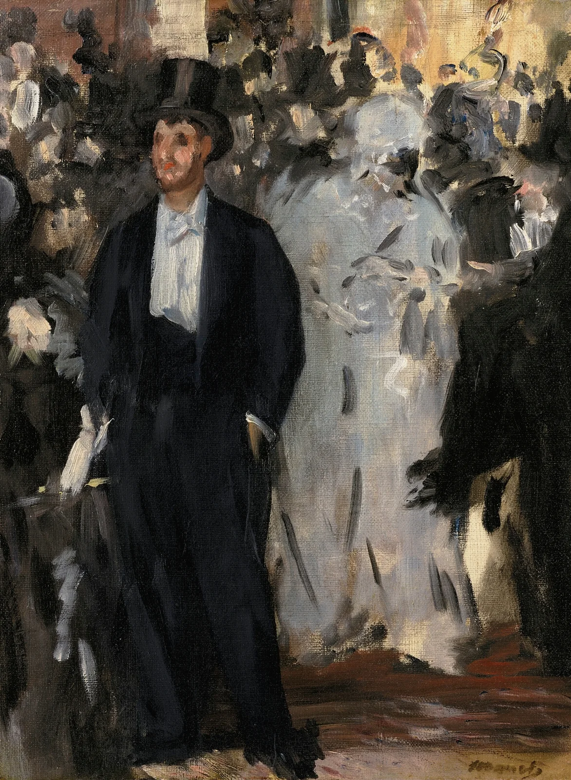 Le bal de l’Opéra av Édouard Manet