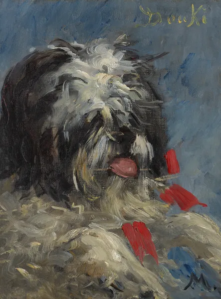 Le chien ‘Donki’ av Édouard Manet