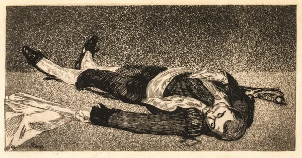 Le torero mort av Édouard Manet