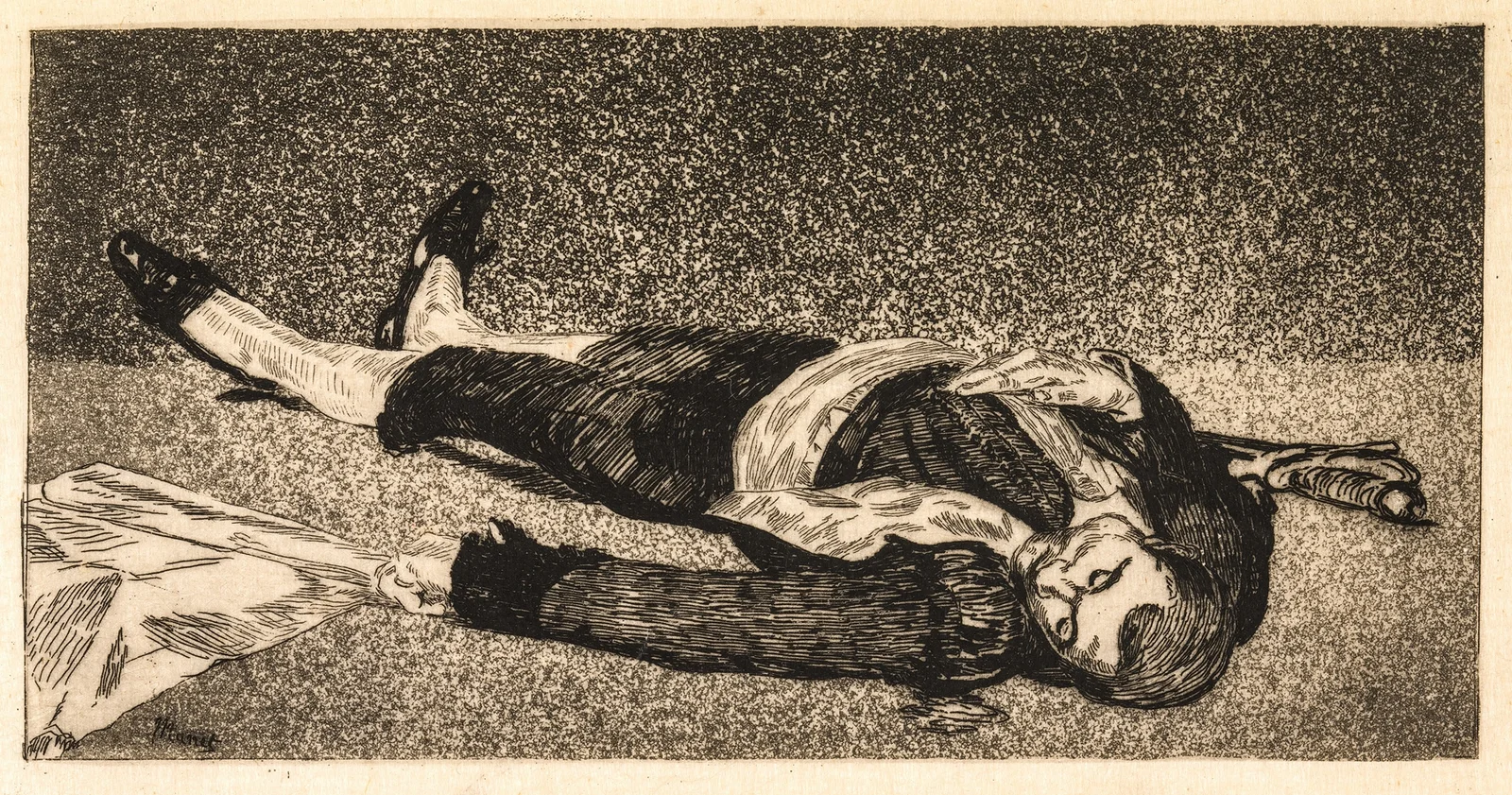 Le torero mort av Édouard Manet