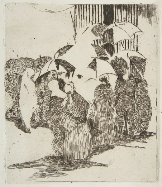 Line in front of the Butcher Shop, 1870 – nr 2 av Édouard Manet