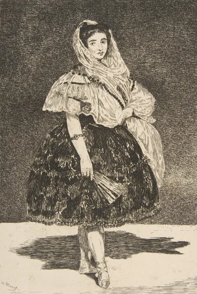 Lola de Valence, 1863 av Édouard Manet