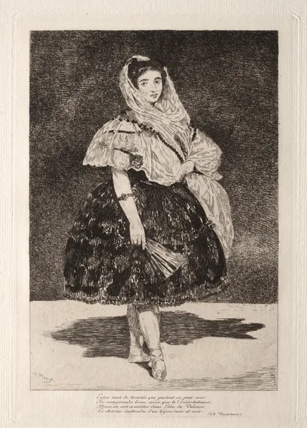 Lola de Valence, 1862 av Édouard Manet
