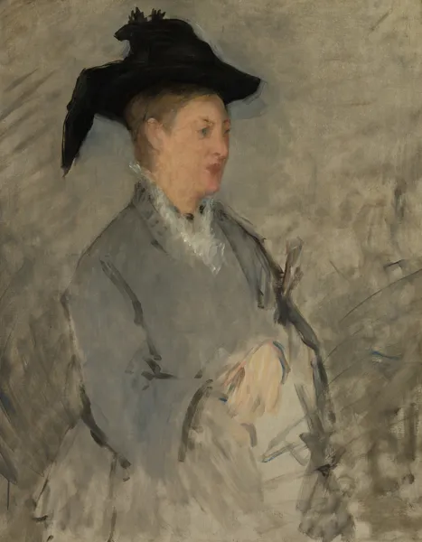 Madame Edouard Manet (Suzanne Leenhoff, 1829–1906) av Édouard Manet