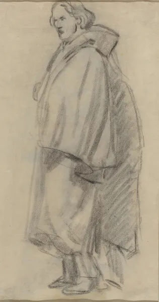 Man Wearing a Cloak (verso), 1852 – nr 1 av Édouard Manet