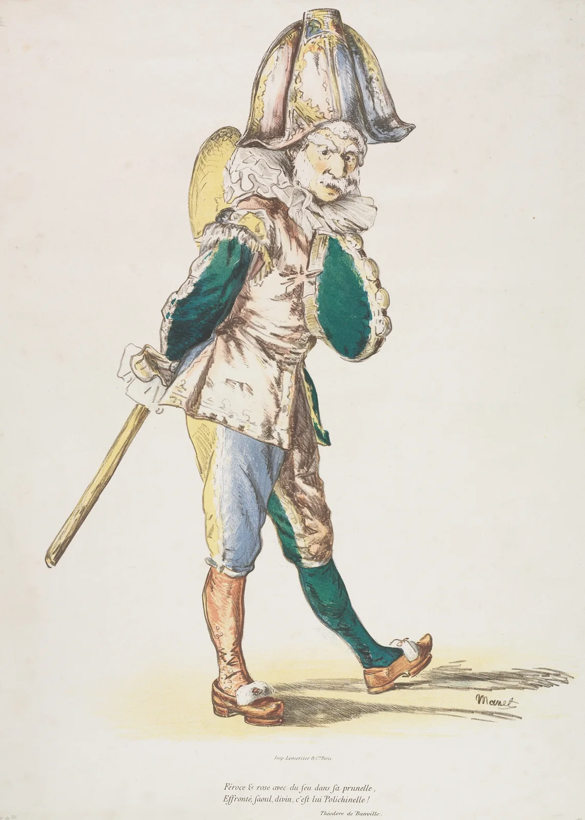 Polichinelle av Édouard Manet
