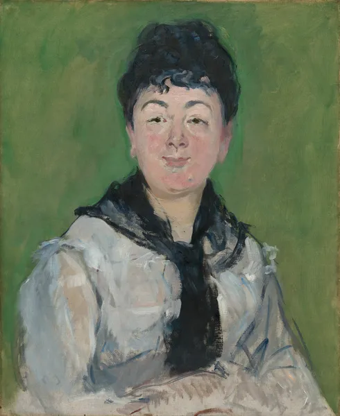 Portrait of a Woman with a Black Fichu av Édouard Manet