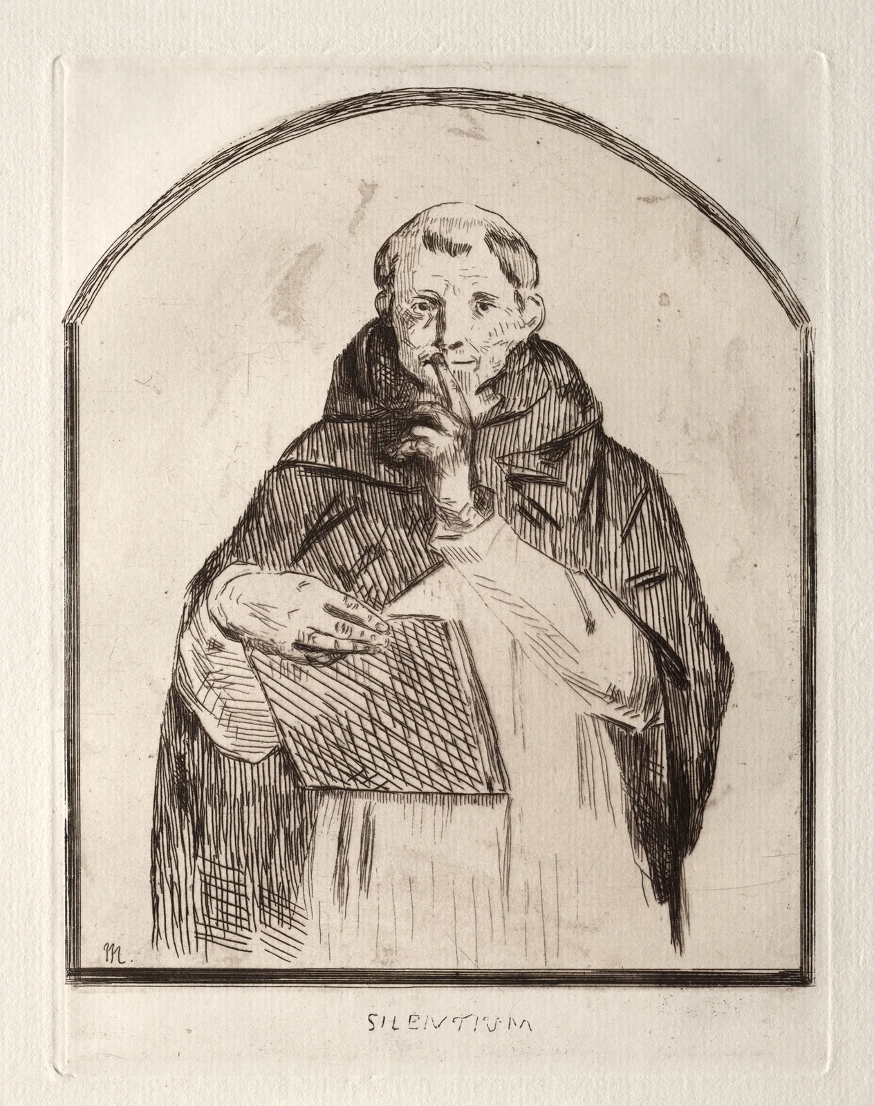 Silentium av Édouard Manet