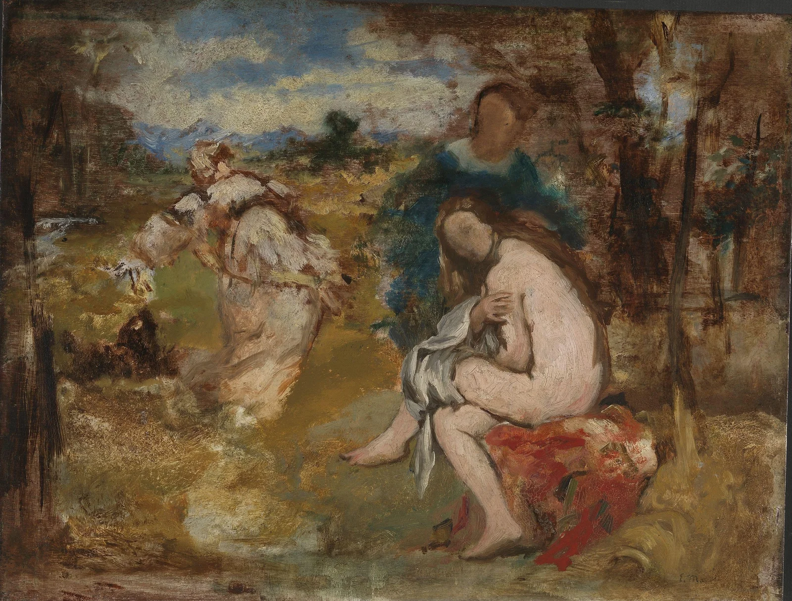 Surprised nymph av Édouard Manet
