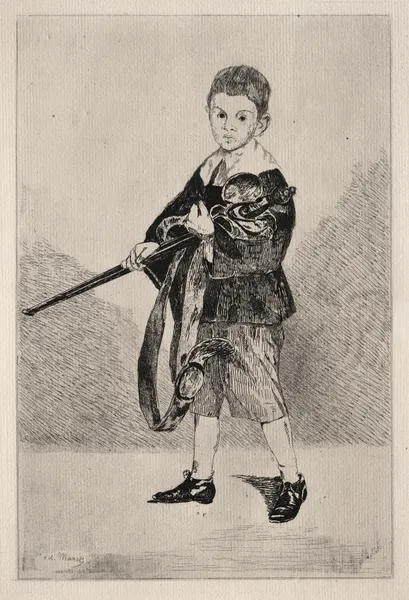 The Boy with a Sword av Édouard Manet