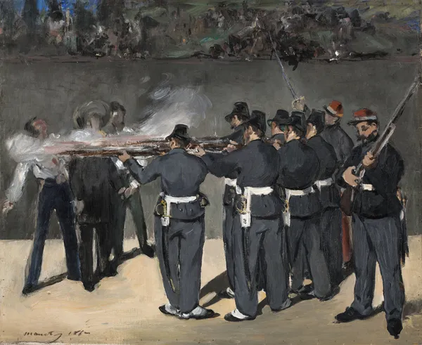 The Execution Of Emperor Maximilian av Édouard Manet