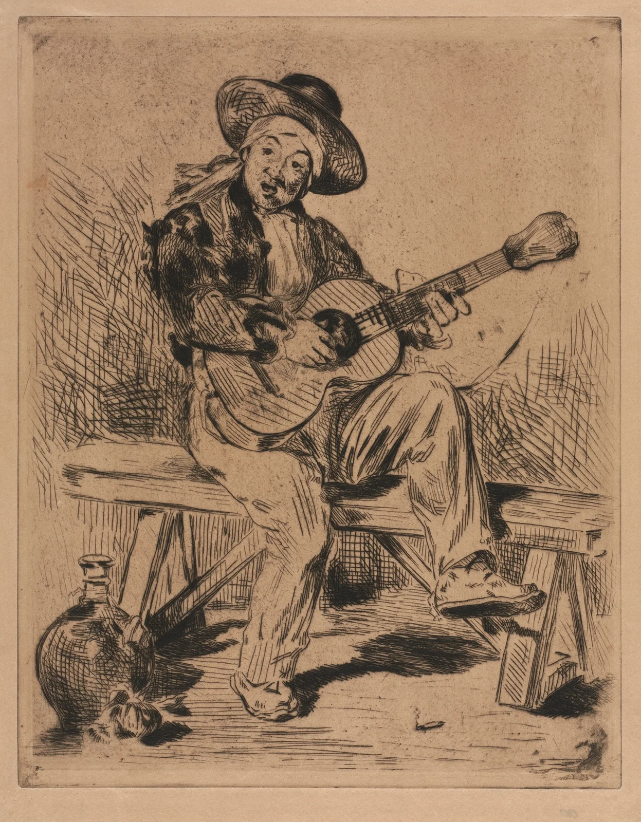 The Guitarist av Édouard Manet
