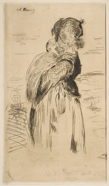 The Little Girl av Édouard Manet