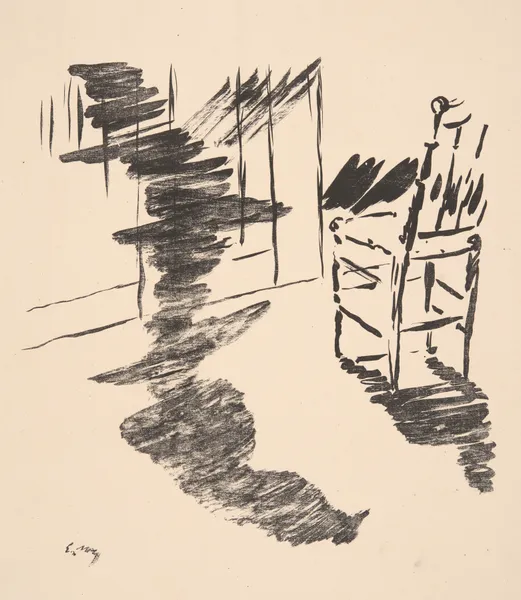 The Shadow That Lies Floating on the Floor av Édouard Manet