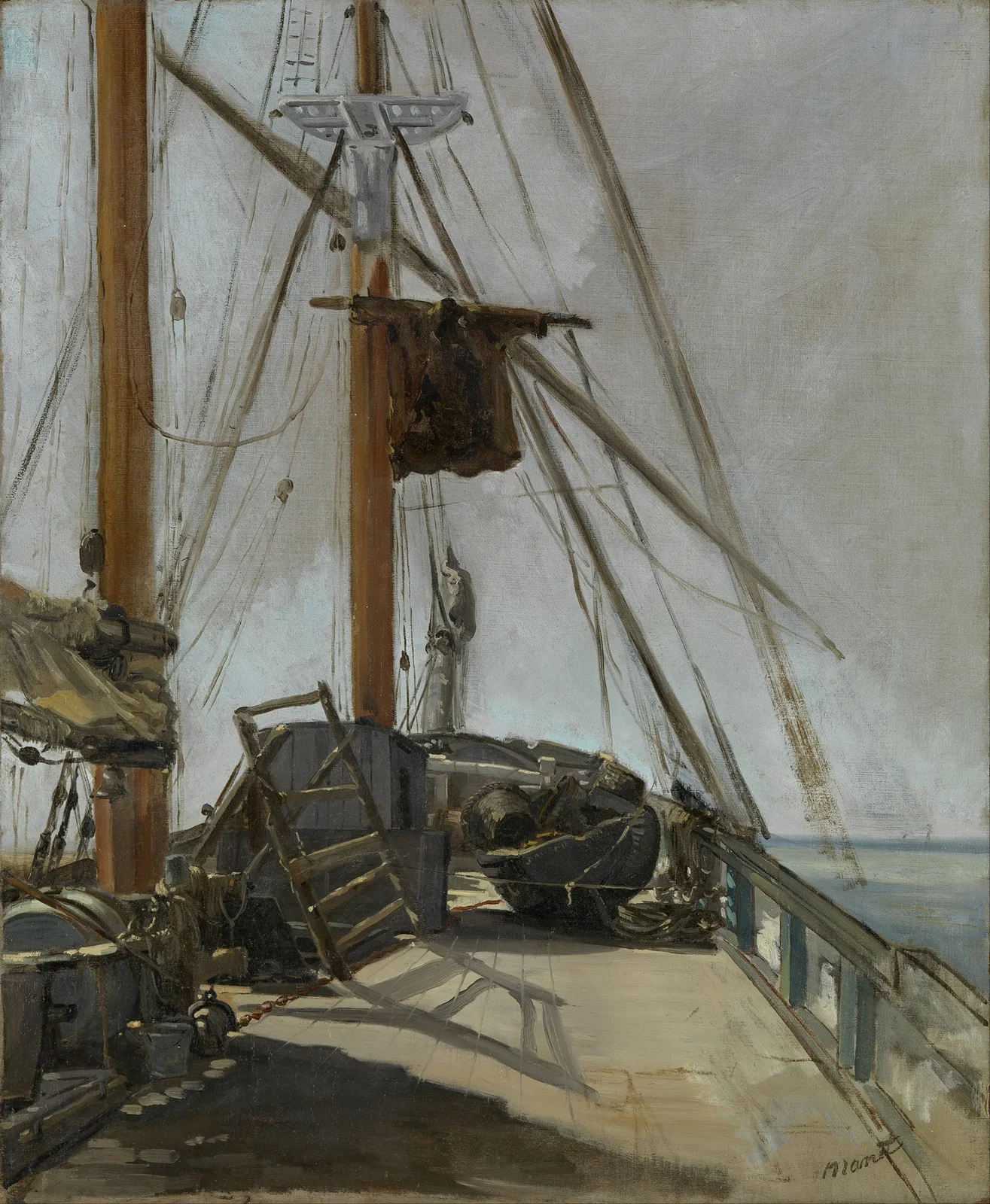 The ship’s deck av Édouard Manet
