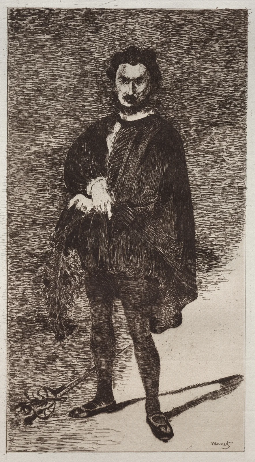 The Tragic Actor, 1866 – nr 2 av Édouard Manet