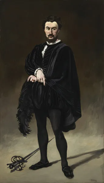 The Tragic Actor (Rouvière as Hamlet) av Édouard Manet