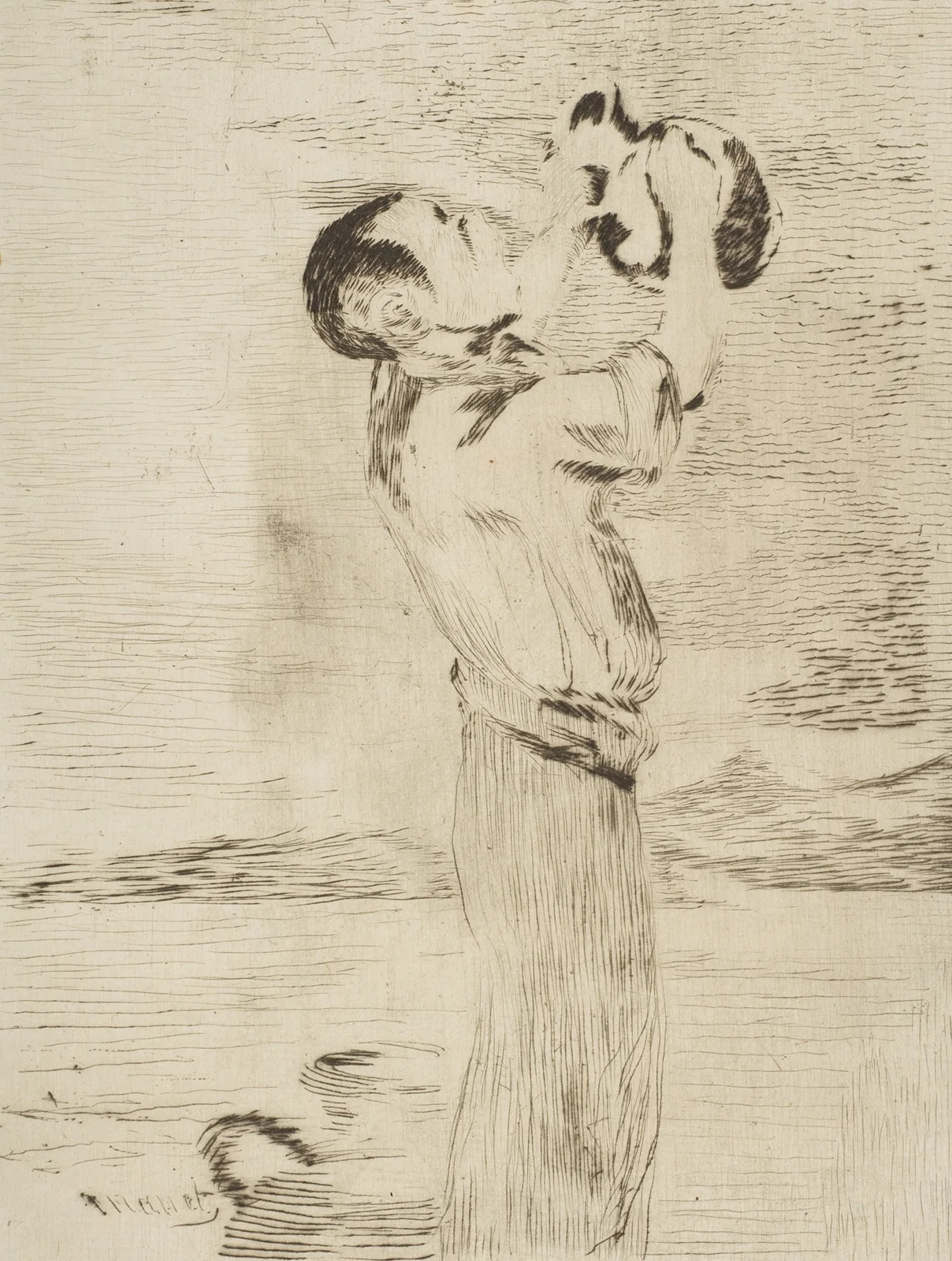 The Water Drinker av Édouard Manet