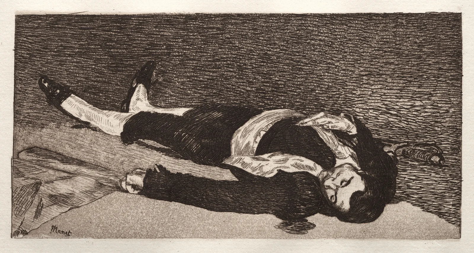 Torero mort av Édouard Manet