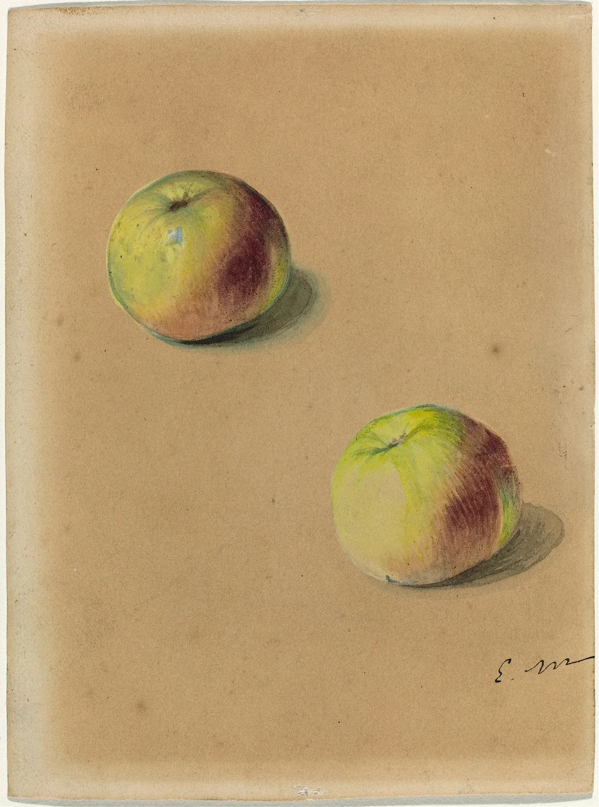 Two apples av Édouard Manet