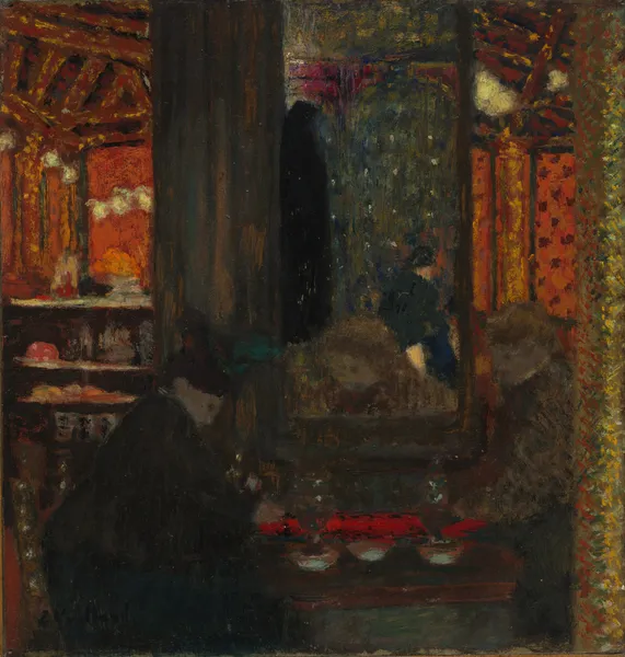 At the Café av Édouard Vuillard