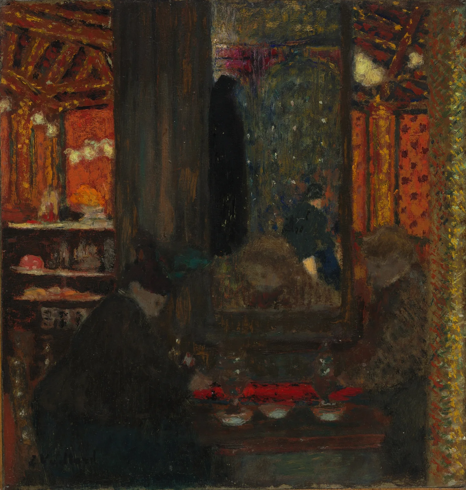 At the Café av Édouard Vuillard