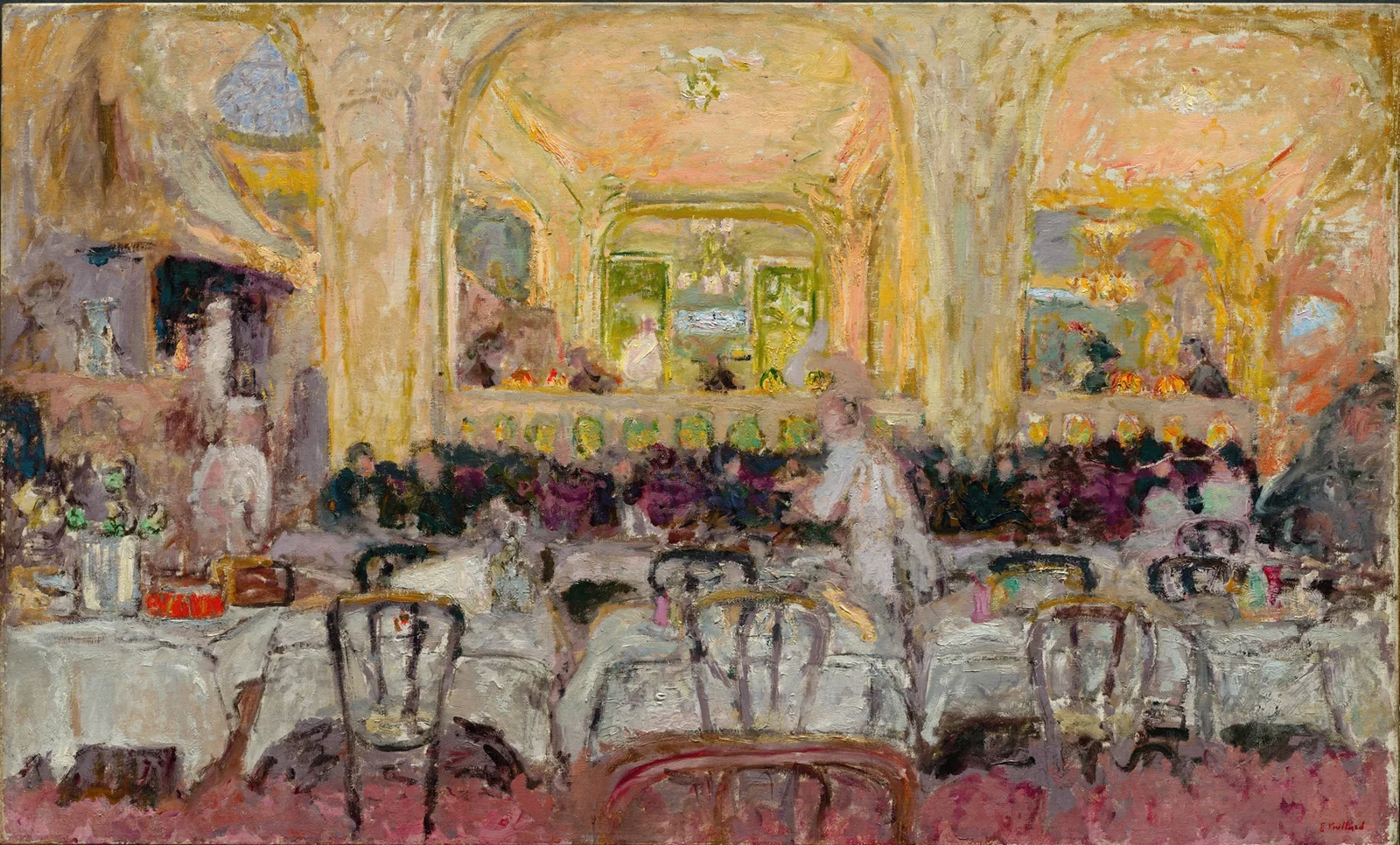 Café Wepler av Édouard Vuillard