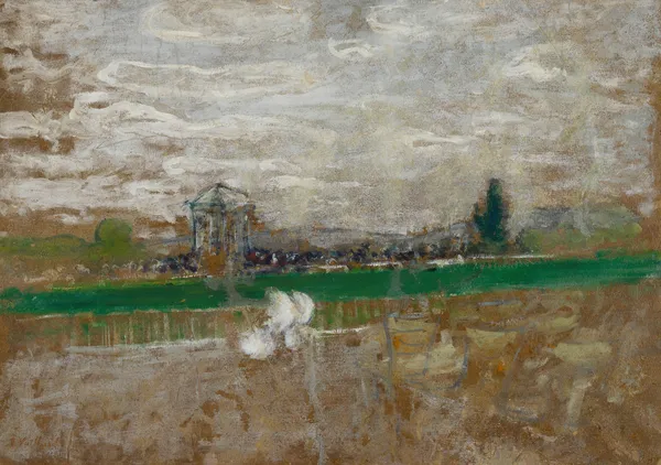 Champ de Course av Édouard Vuillard