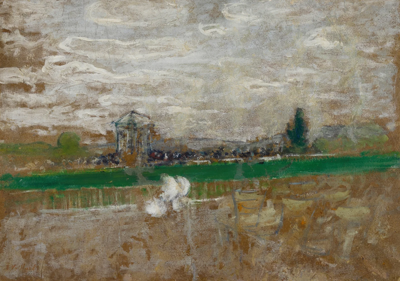 Champ de Course av Édouard Vuillard