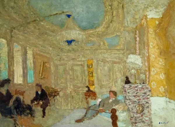 In the Waiting Room av Édouard Vuillard