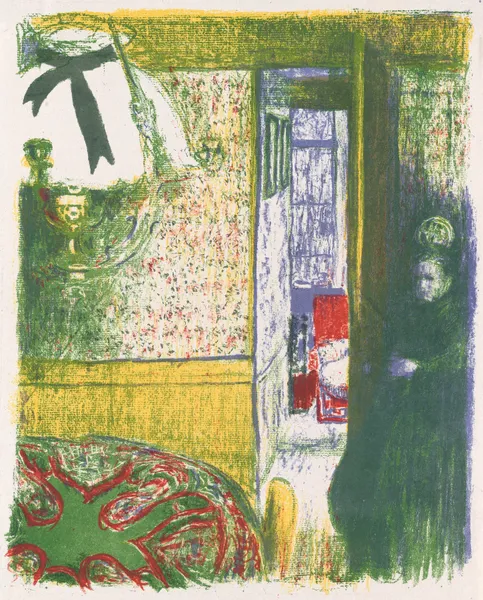 Interieur à la suspension av Édouard Vuillard