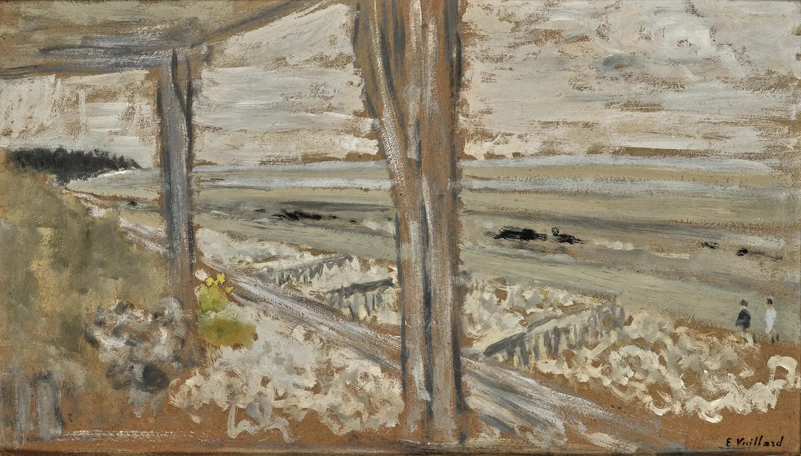 La Grève av Édouard Vuillard