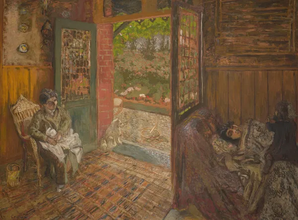 La Porte du jardin av Édouard Vuillard