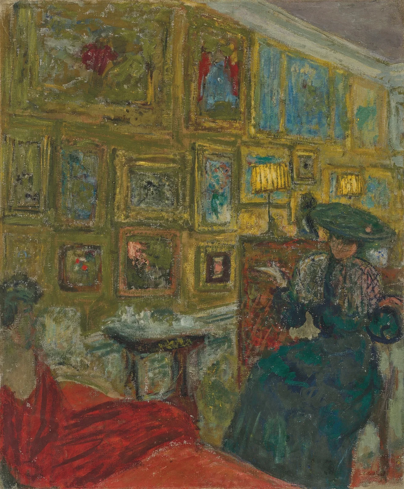 La visiteuse av Édouard Vuillard