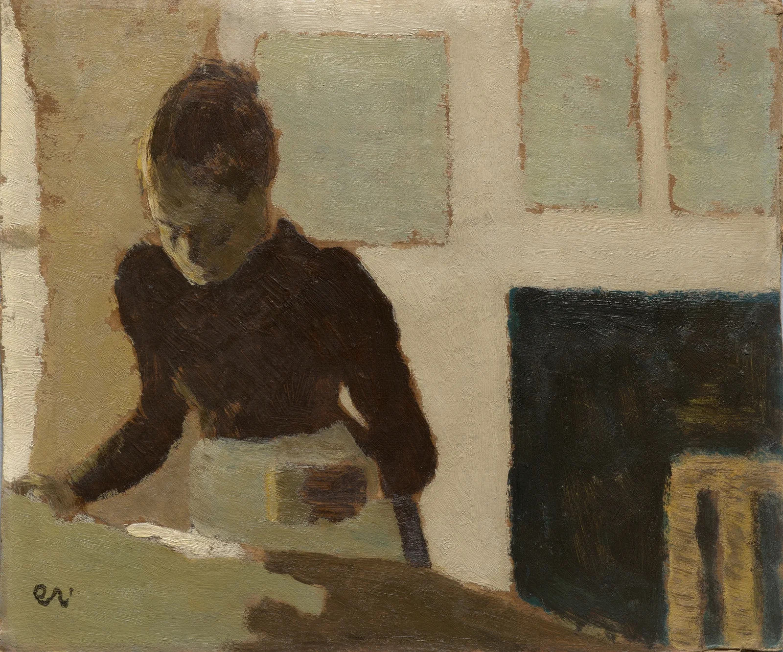 Laundress av Édouard Vuillard