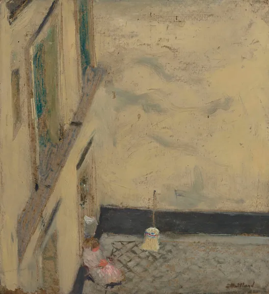 Le Balai dans la cour, 346 rue Saint-Honoré av Édouard Vuillard
