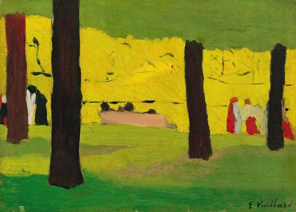 Le Banc Rose av Édouard Vuillard