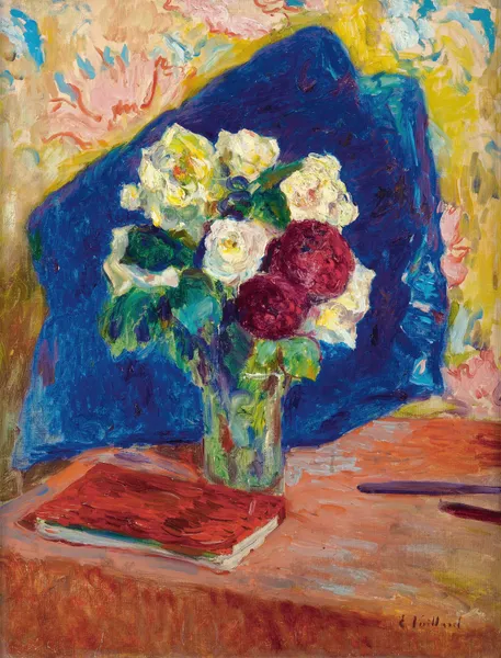 Le Bouquet Et Le Livre av Édouard Vuillard