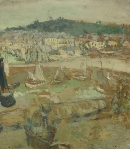 Le Petit Port, Honfleur av Édouard Vuillard