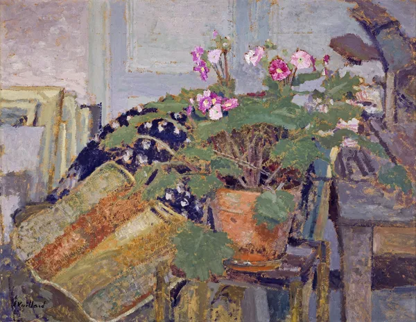 Le Pot de fleurs (Pot of Flowers) av Édouard Vuillard