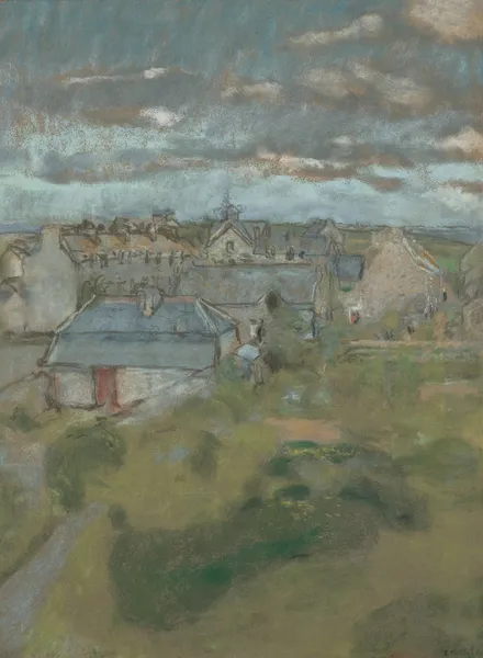 Les Toits av Édouard Vuillard